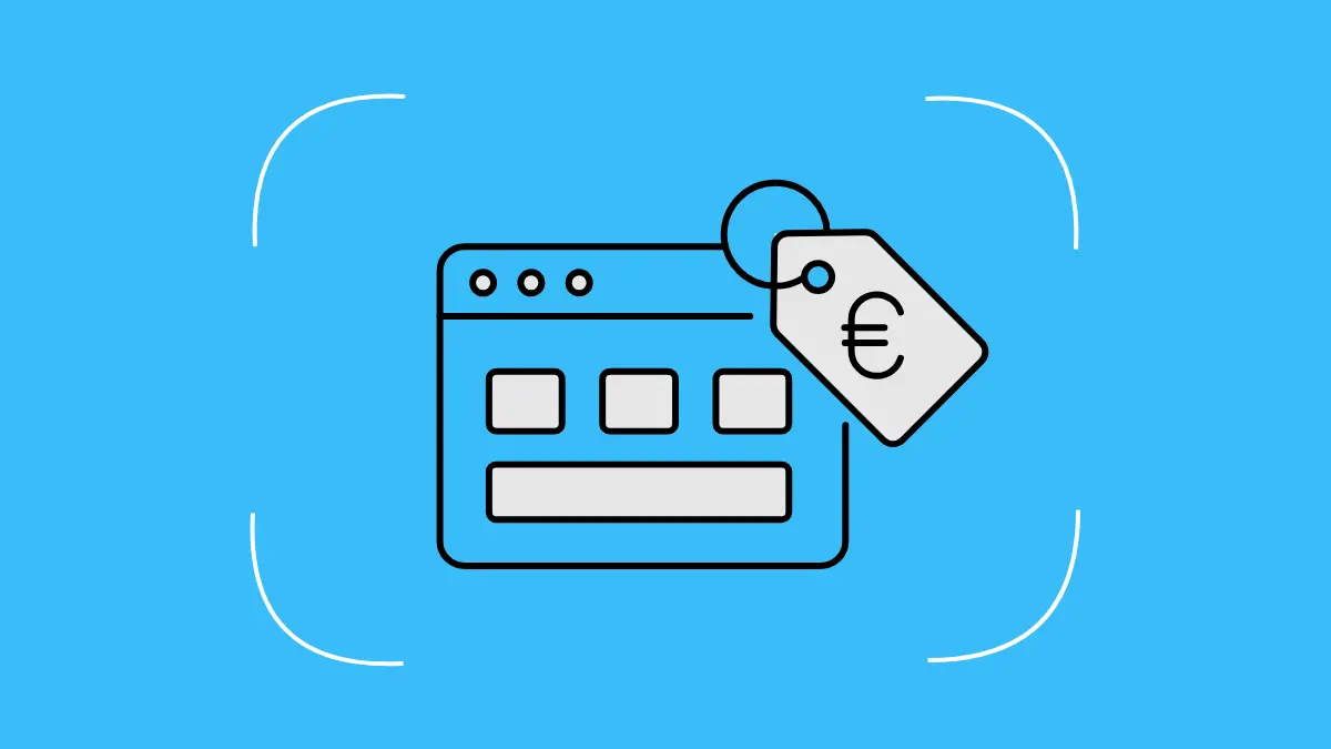 Illustration zur Veranschaulichung: Was kostet eine Website?